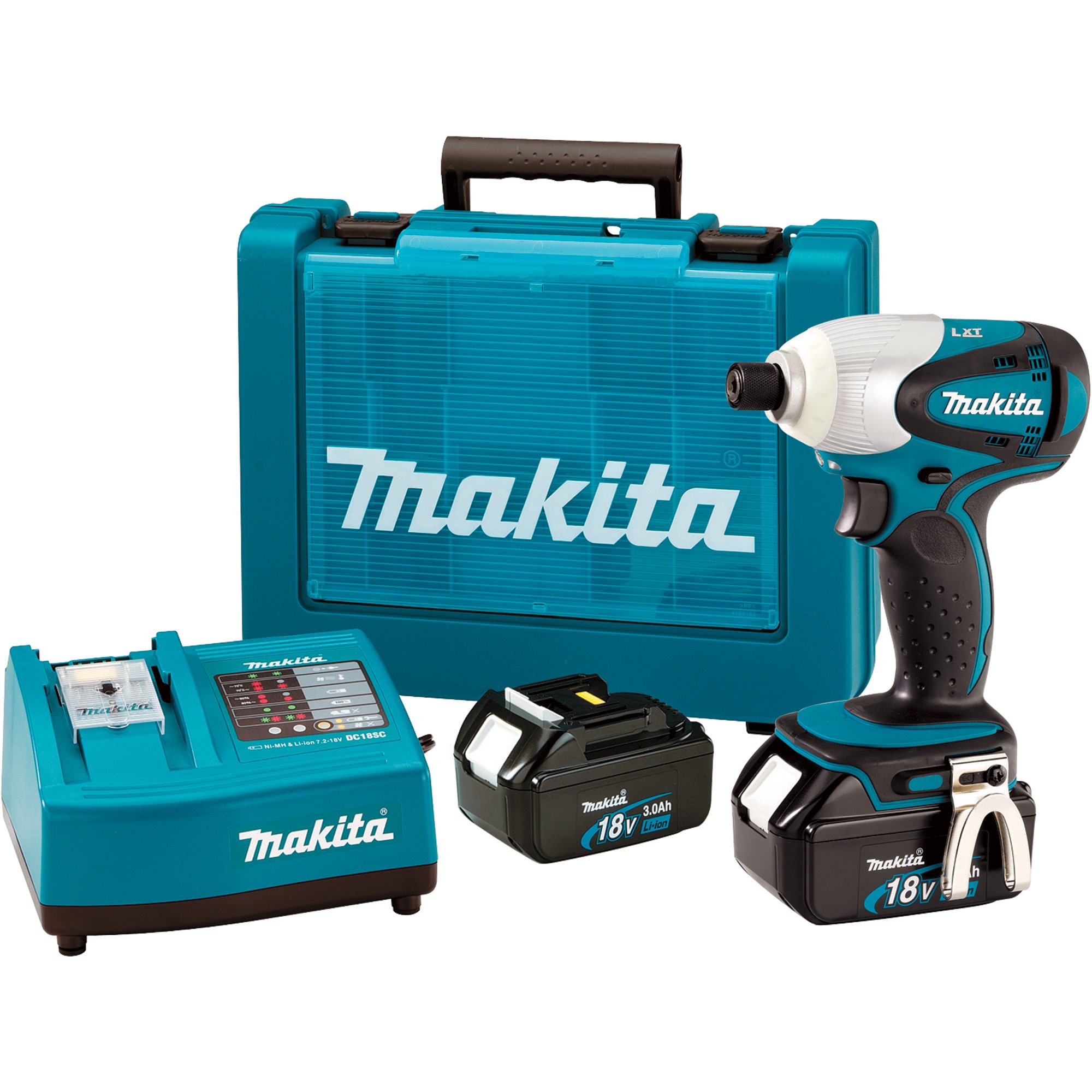 Makita LXT Lithium-Ion Impact Driver — 18 Volt, 1/4in. Hex Shank, Model# BTD141